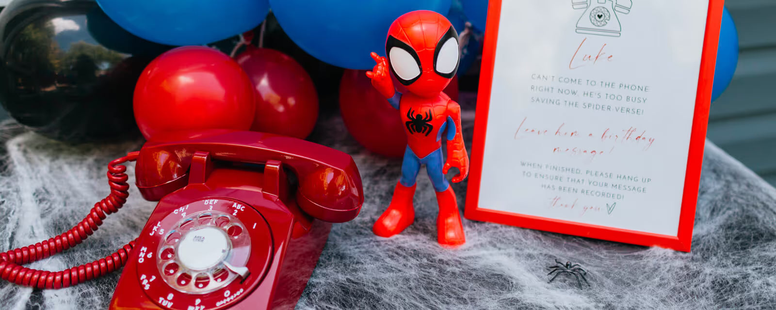 Birthday party after the tone audio guestbook