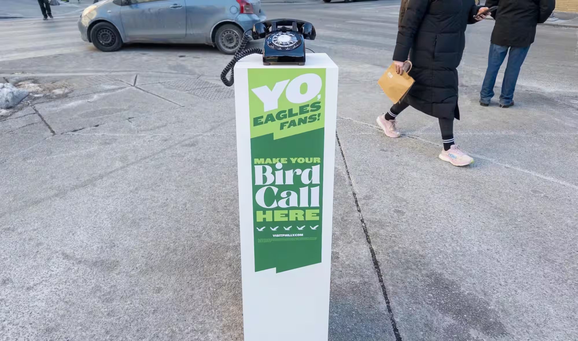 Philadelphia Eagles brand activation with After The Tone audio Guestbook