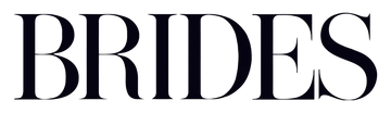 Black text 'BRIDES' on a white background