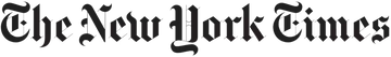 Logo of The New York Times on a transparent background