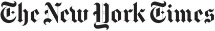 Logo of The New York Times on a transparent background