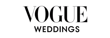 Vogue Weddings logo in black and white