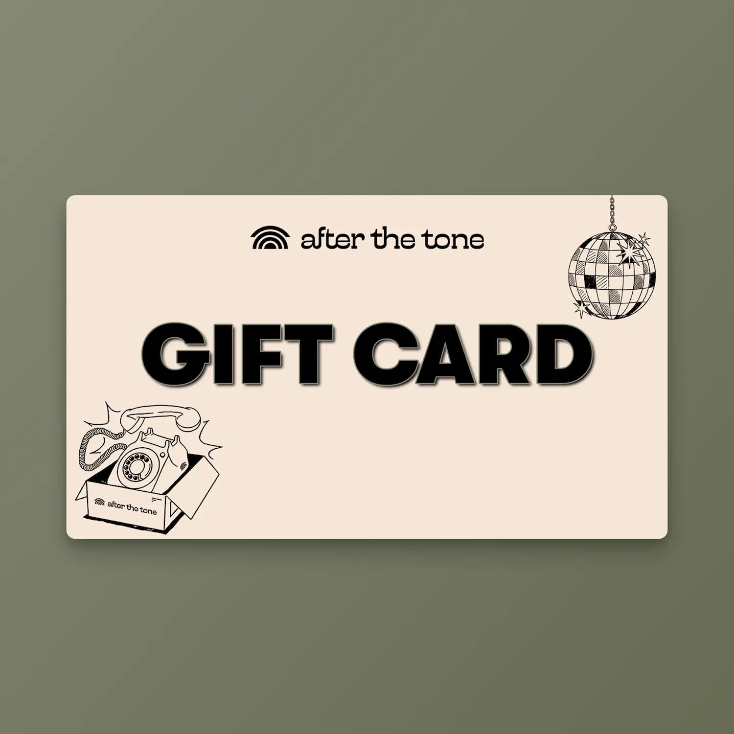 A virtual gift card for After The Tone